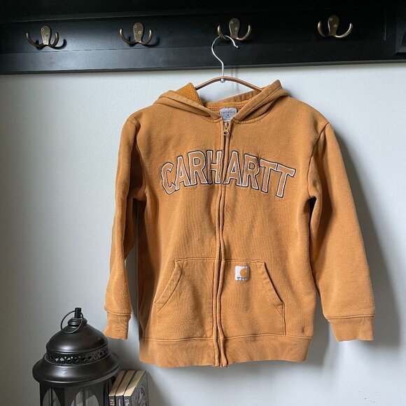 Carhartt Boys' Zip-up Hooded Long Sleeve Sweatshirt - Picture 3 of 11
